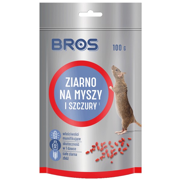 ZIARNO NA MYSZY I SZCZURY 100G BROS